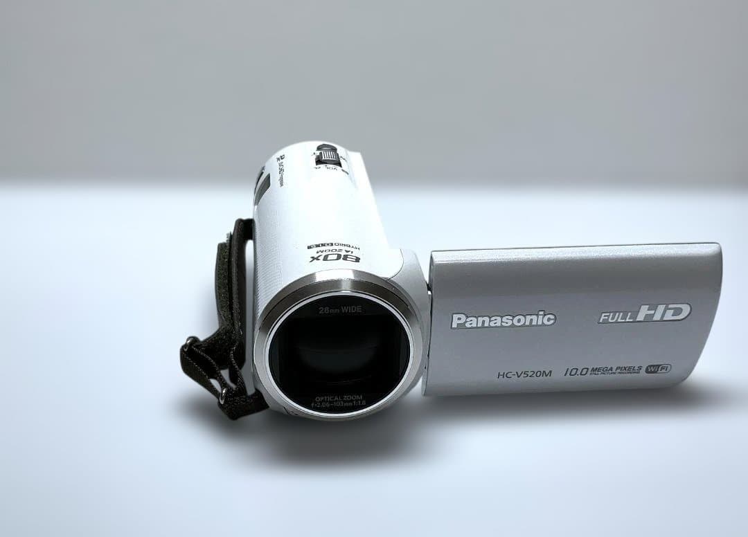 【美品】Panasonic HC-V520M ビデオカメラ＋ソフトケース付き