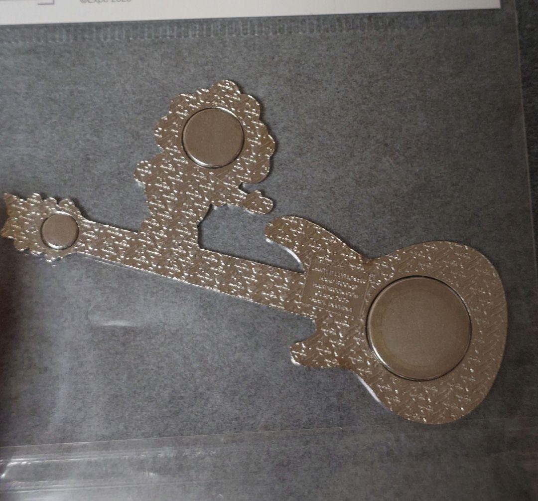 完売品】Hard Rock Cafe 　ミャクミャク　ギター　マグネット　万博