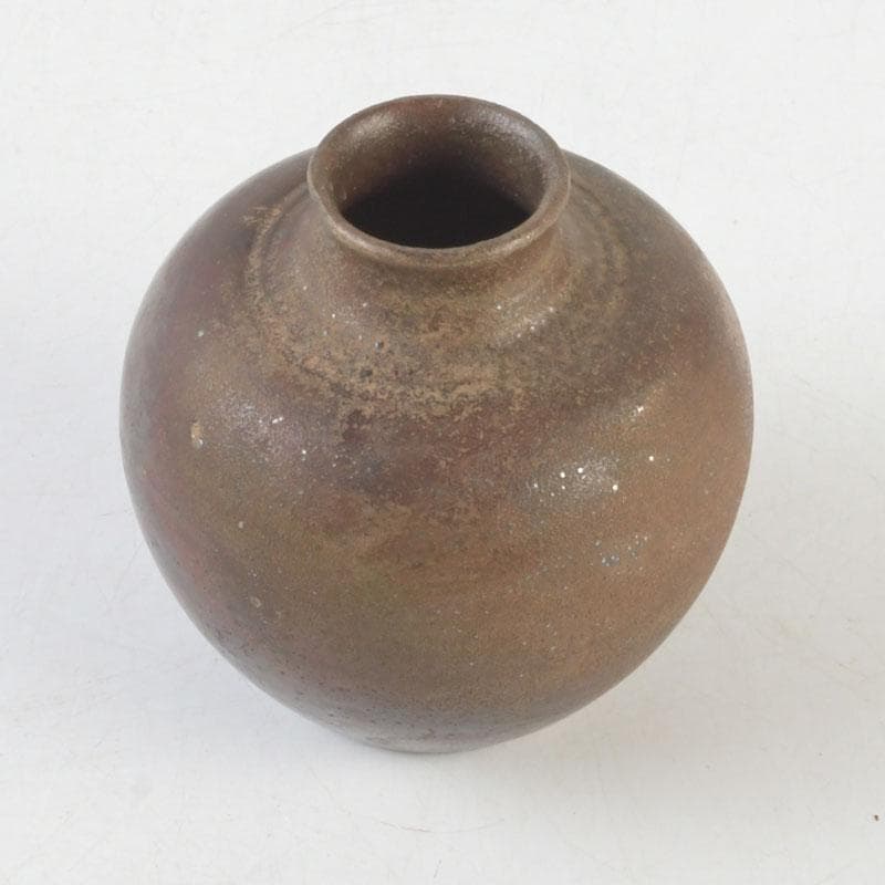 茶道具　瀬戸焼　茶入　仕覆・時代箱付　V　9734