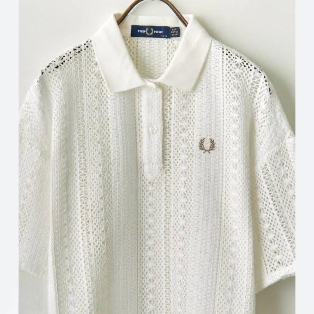 FRED PERRY フレッド ペリー コットン ラッセルレース ポロシャツ