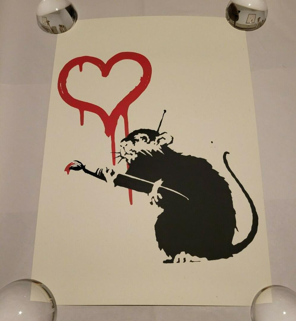 現品限りバ ンクシー LOVE RAT WEST COUNTRY PRINCE