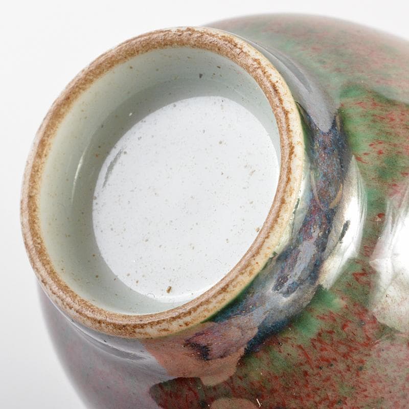 中国　缸豆紅釉　煎茶碗　杯　五客　C　R7791