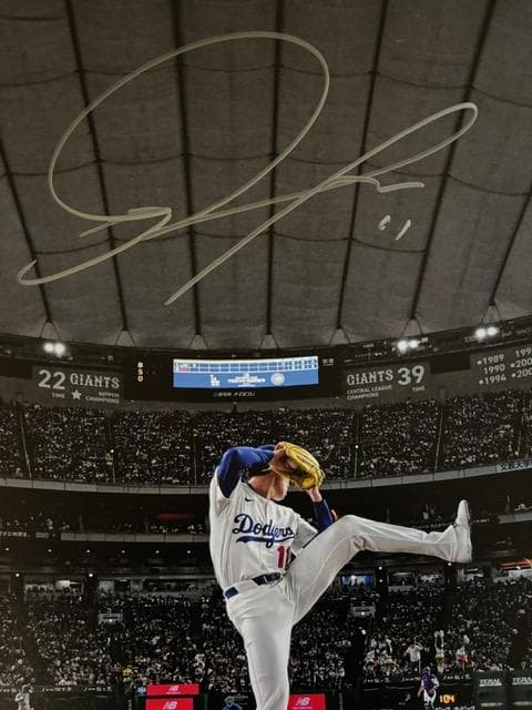 限定99枚特大写真40×50cm・佐々木朗希 直筆サインFANATICS/MLB