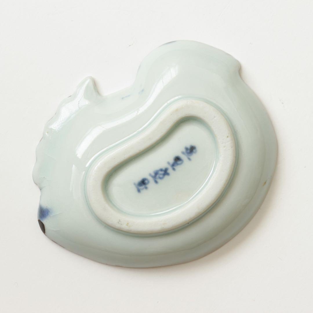 古伊万里　伊万里　江戸　後期　鳥形　変形皿　小皿　手塩皿