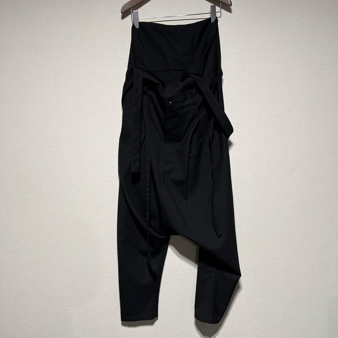 GroundY 黒 サルエルパンツ GZ-P10-100