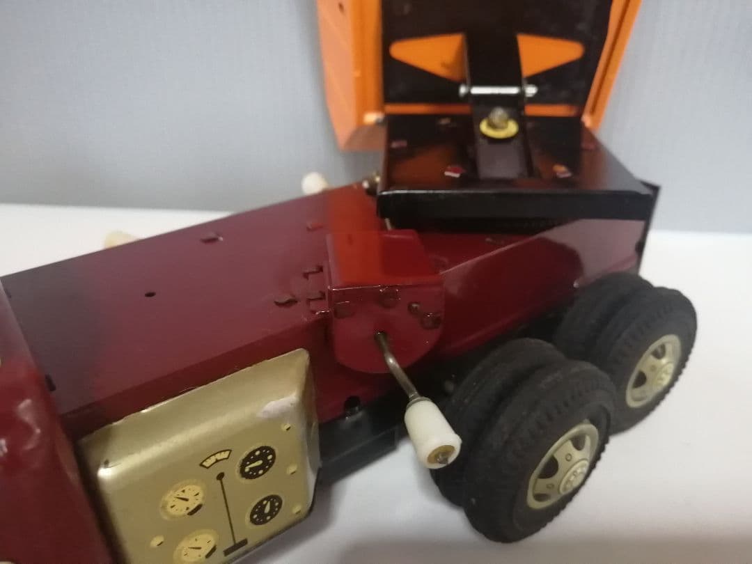 ダンプトラック & グラベルローダー　電動ブリキ　アルプス商事　日本製