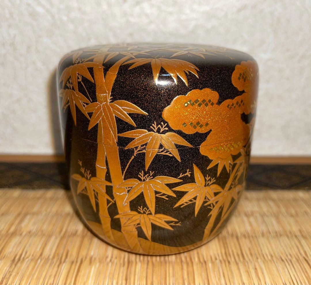 mieko.odier 一后一兆 竹林蒔絵 大棗 表千家 而妙斎書付