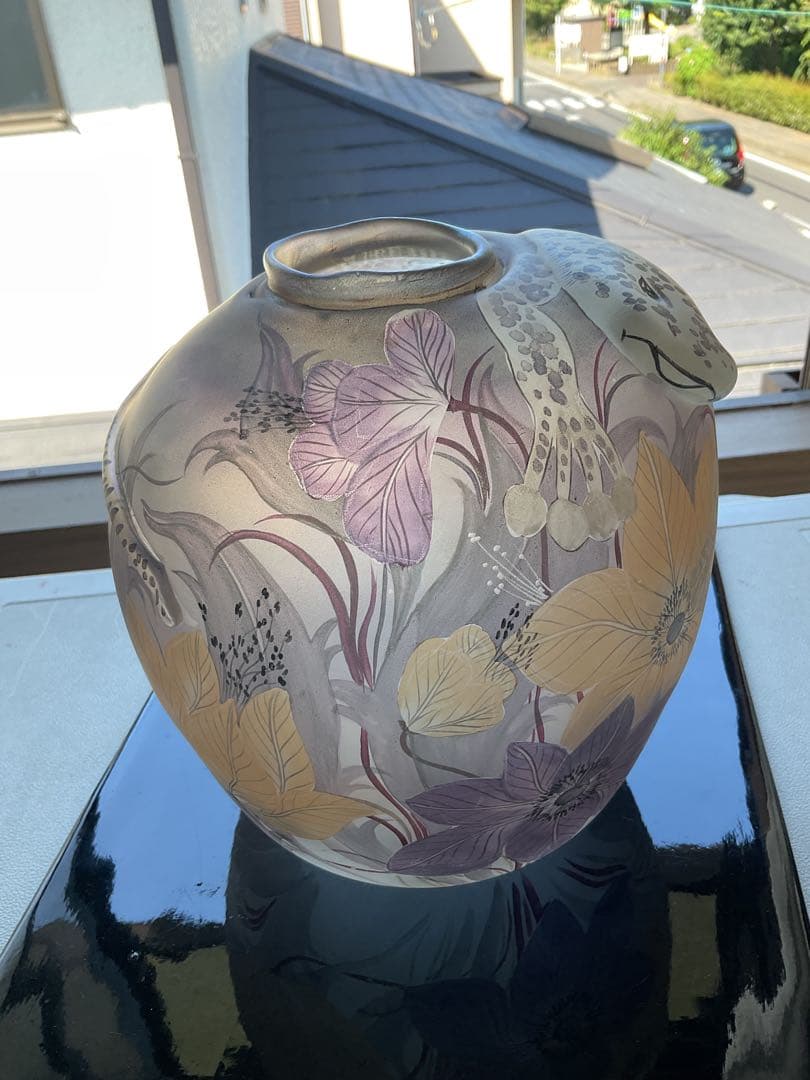 1989年（西ドイツ）「ポスキンガー・クリスタルワークス社製」ガラス花瓶