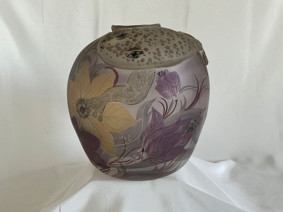 1989年（西ドイツ）「ポスキンガー・クリスタルワークス社製」ガラス花瓶