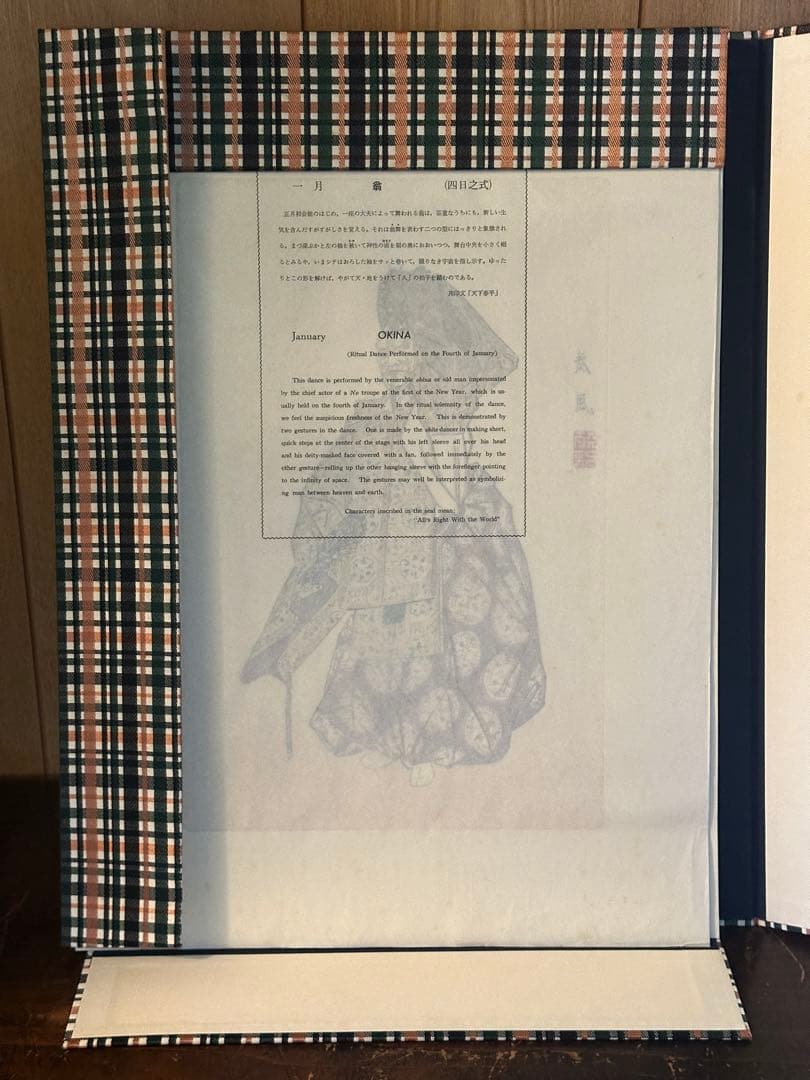 浮世絵『十二佳月 能雅摺』全12枚 1973年刊