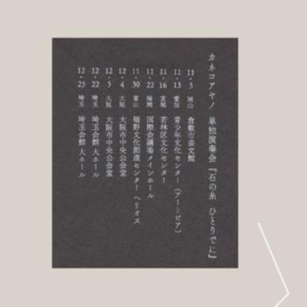 カネコアヤノ ロングTシャツ 単独演奏会グッズ 未開封 Lサイズ