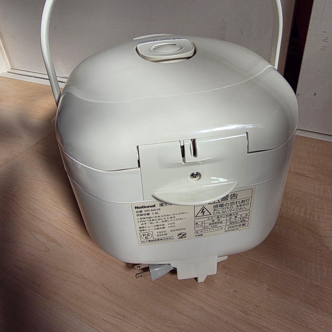 【未使用品】 National SR-NA18-C 炊飯器
