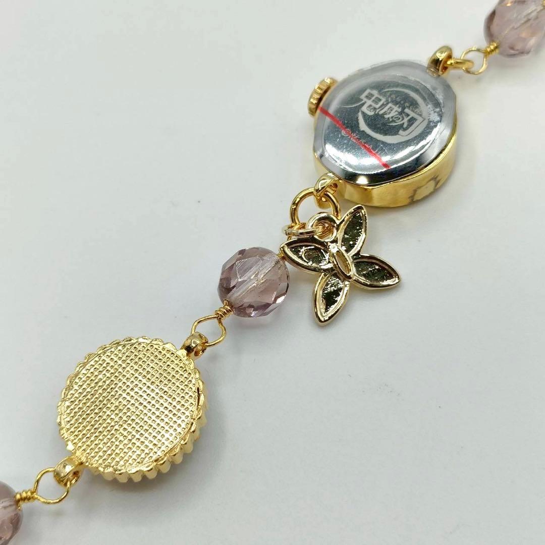 新品電池 稼働品 鬼滅の刃 胡蝶しのぶモデル ブレスレットウォッチ 腕時計