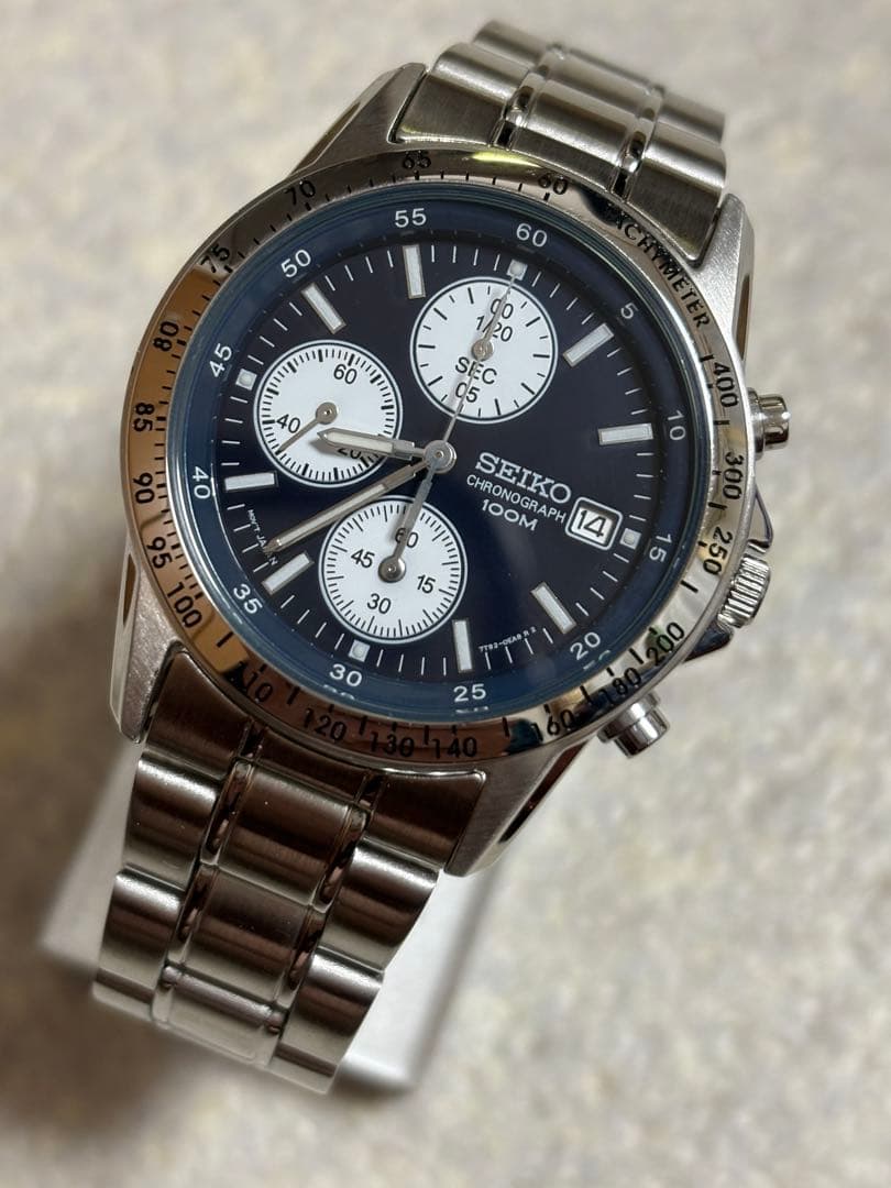 SEIKO クロノグラフ　7T92-0DW0 美品