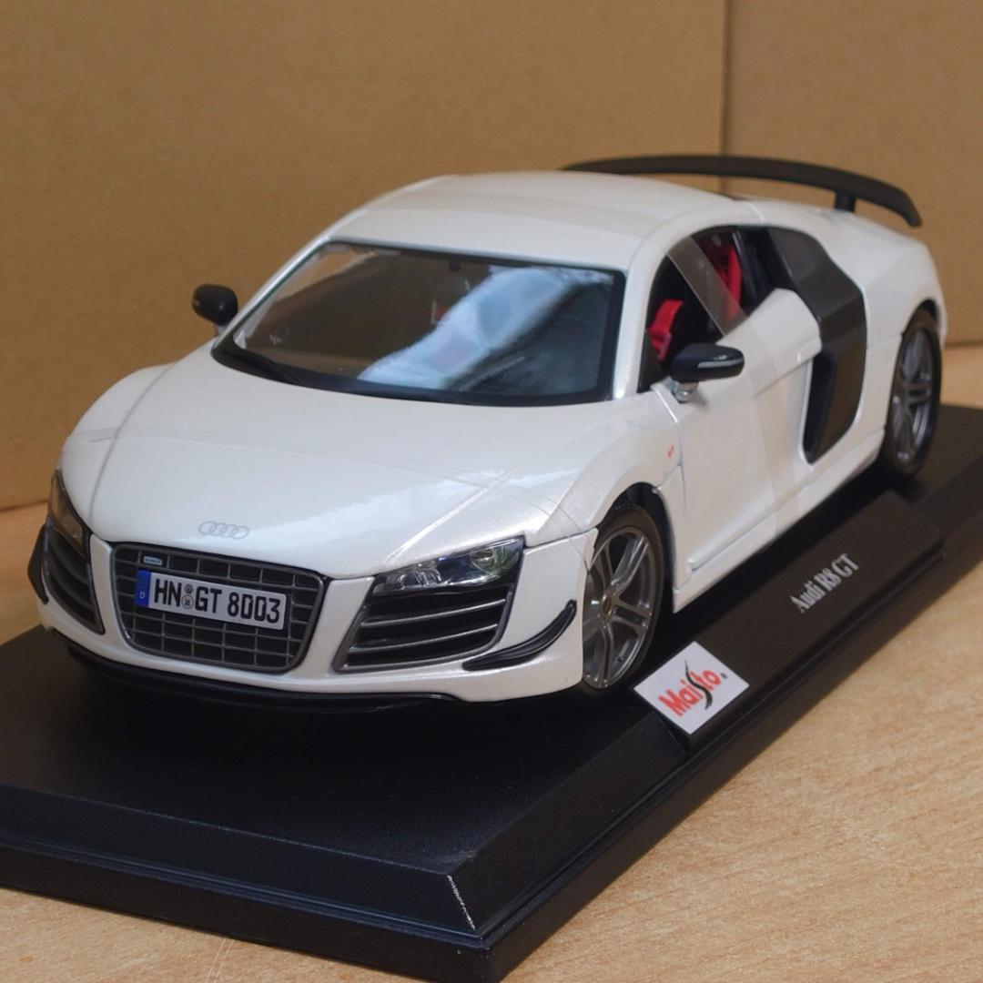 1/18 アウディ Audi R8 GT ホワイト マイスト製 ダイキャスト製