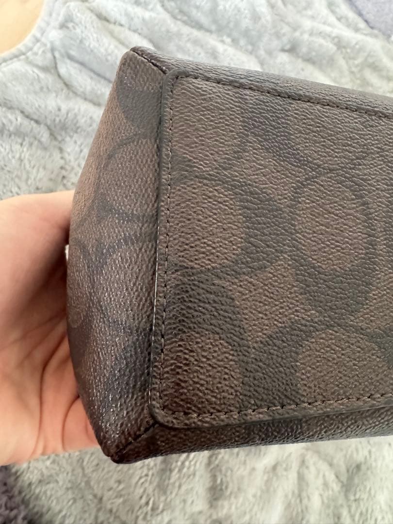 Coach ダークブラウン ハンドバッグ