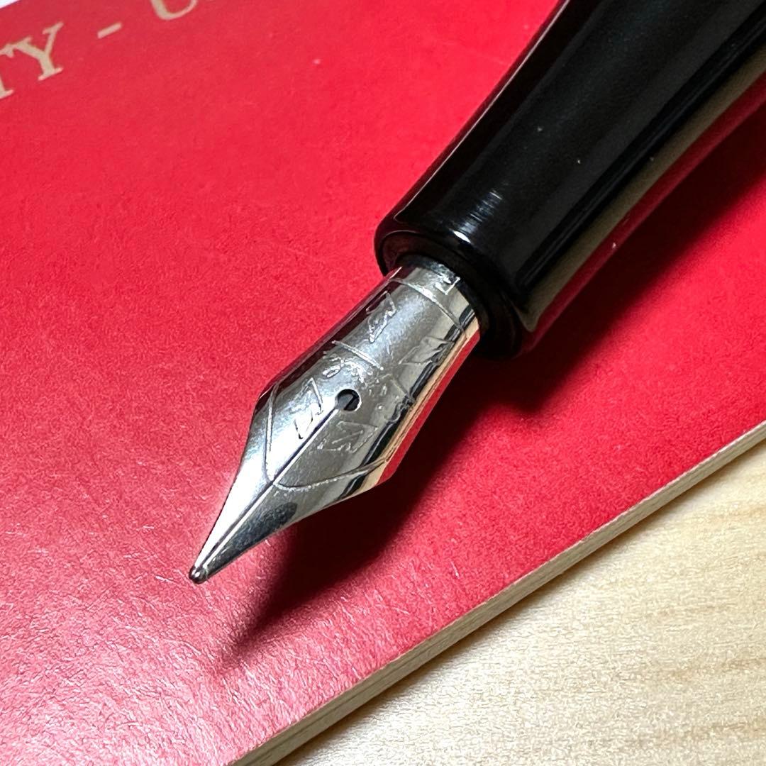 【未使用品】スティピュラ 万年筆 限定品 パッサポルト ブラックF（細字）