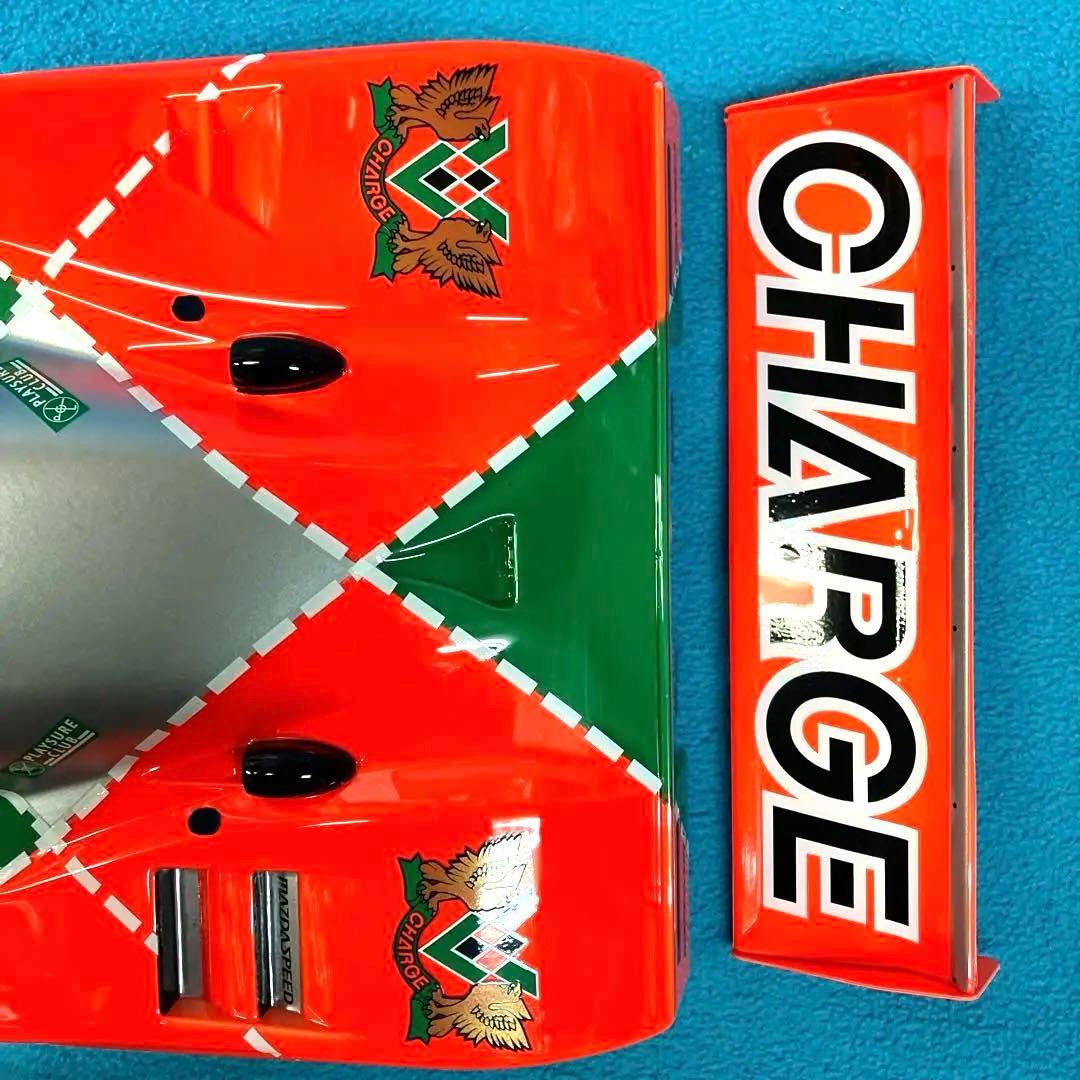 タミヤ RCカーボディ & タイヤ、ホイール　マツダ 787B 塗装ミスあり