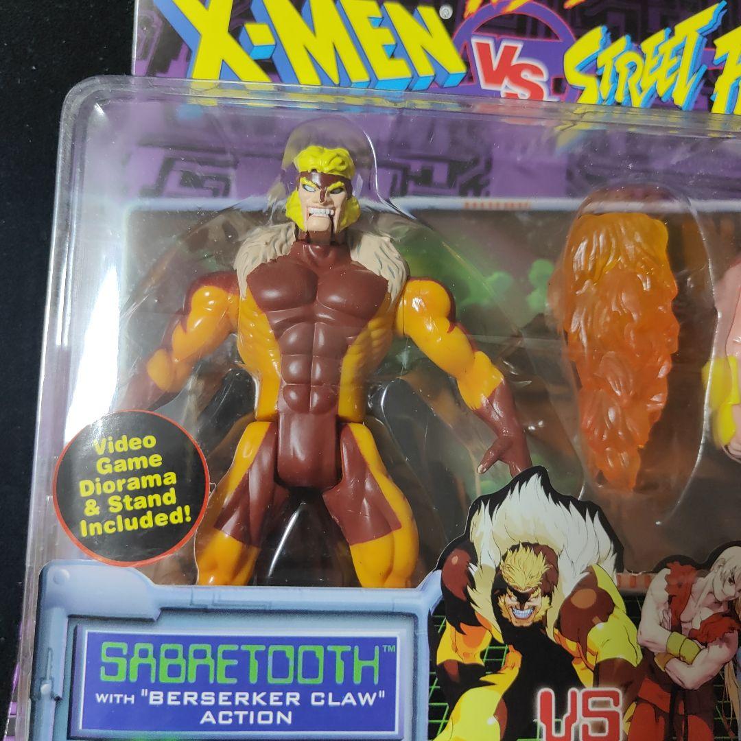 マーベル　vs カプコン　フィギュア　セイバトゥースvsケン　トイビズ