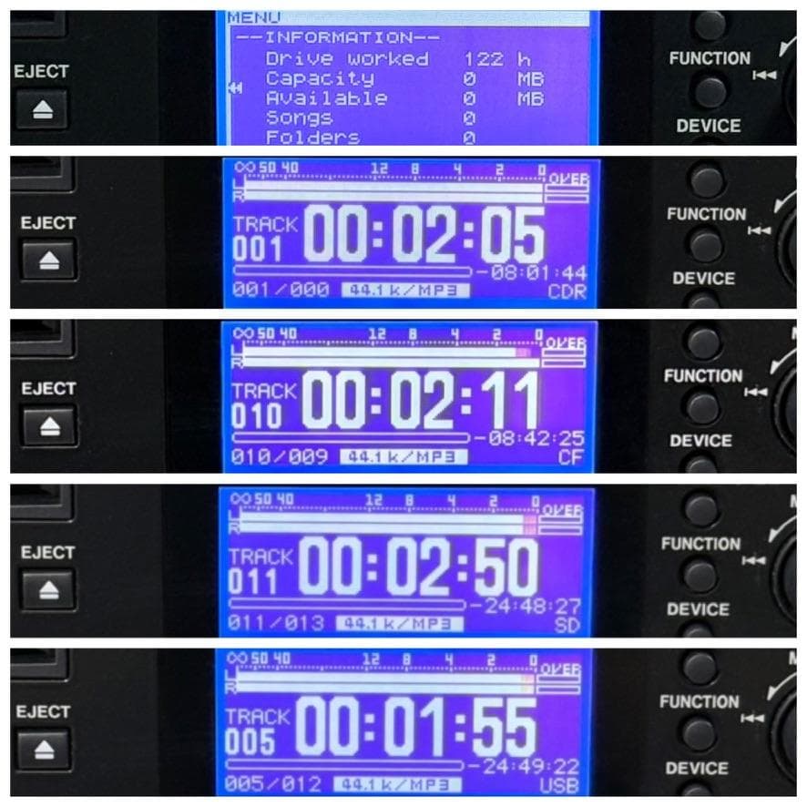 TASCAM ソリッドステートCDステレオオーディオレコーダーSS-CDR200