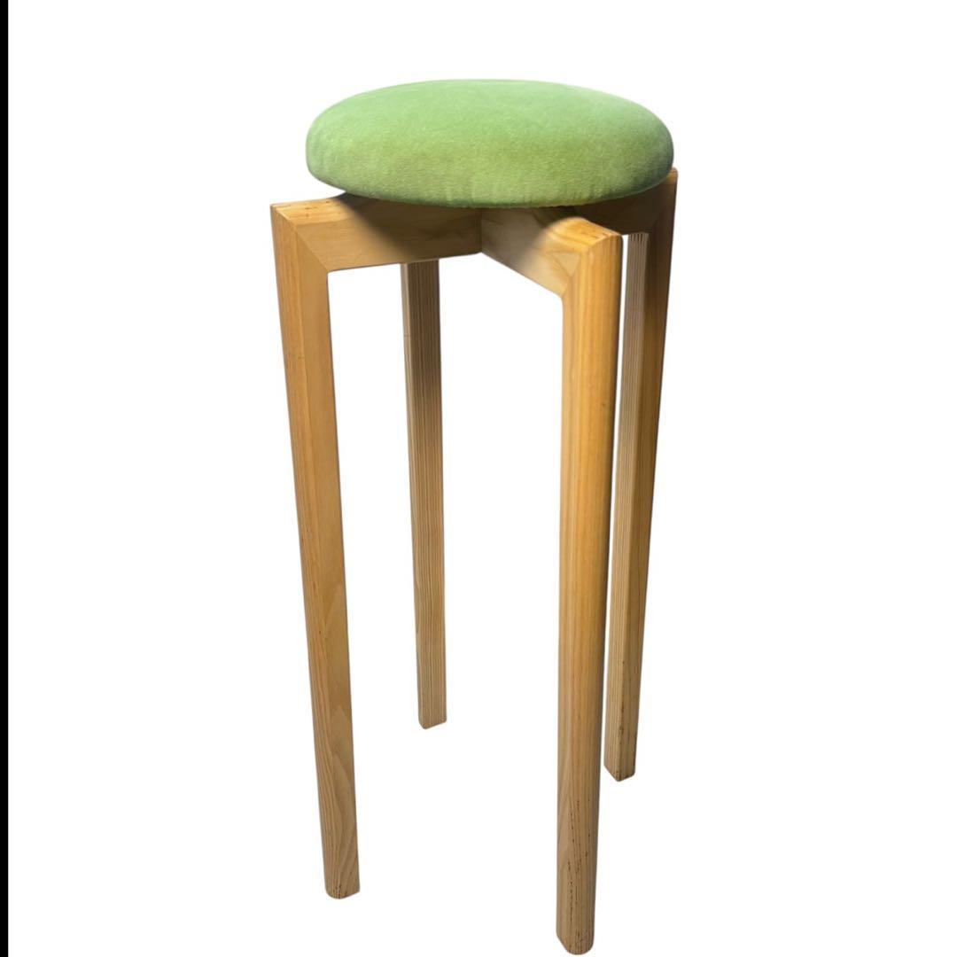 美品　匠工芸 マッシュルームスツール　Sサイズ　ライトグリーン