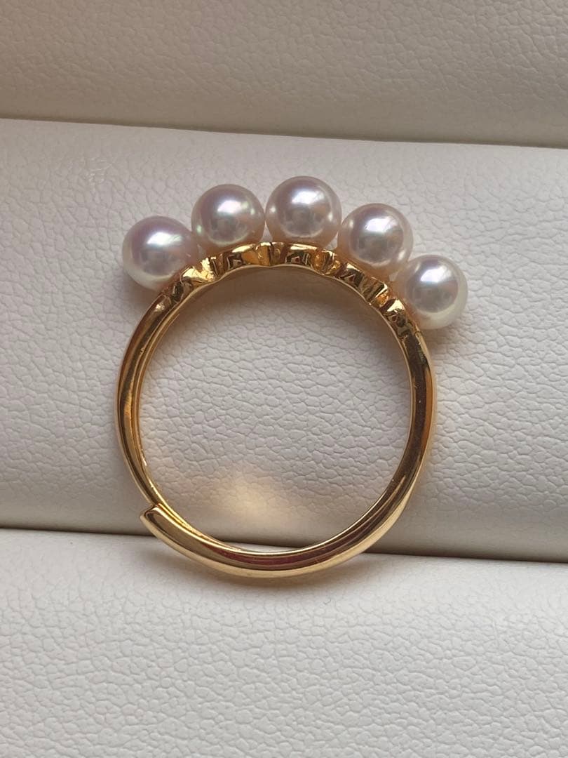 専用ページ　あこやベビーパールリング　2点まとめ