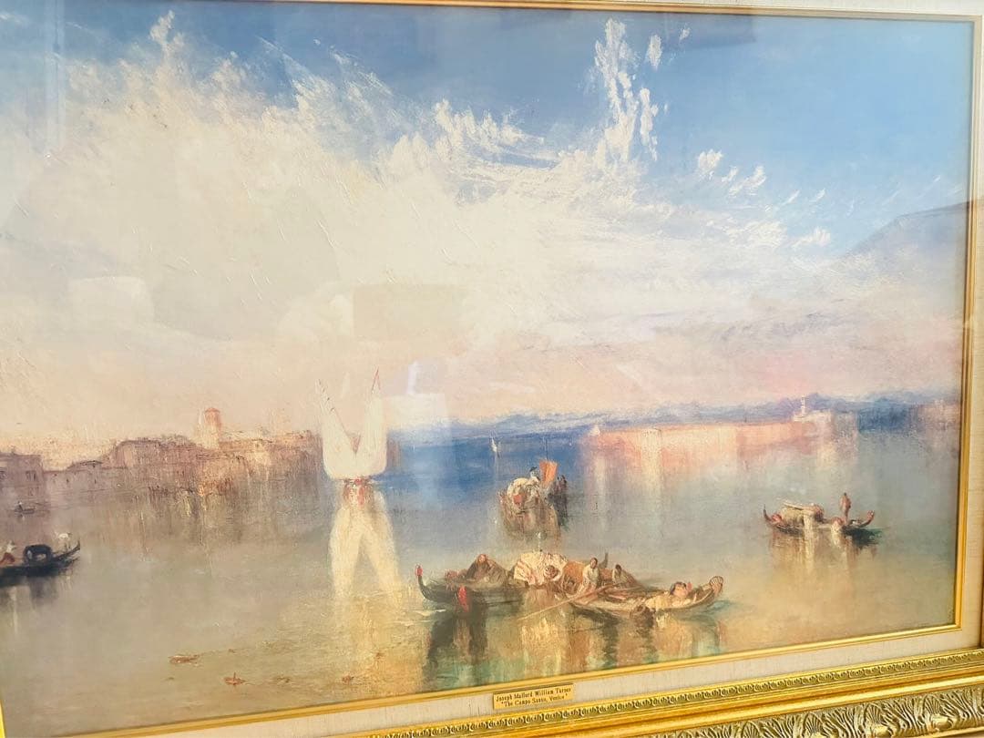 ジョゼフ・マロード・ウィリアム・ターナー、ヴェネツィアのカンポ・サント、高級額装