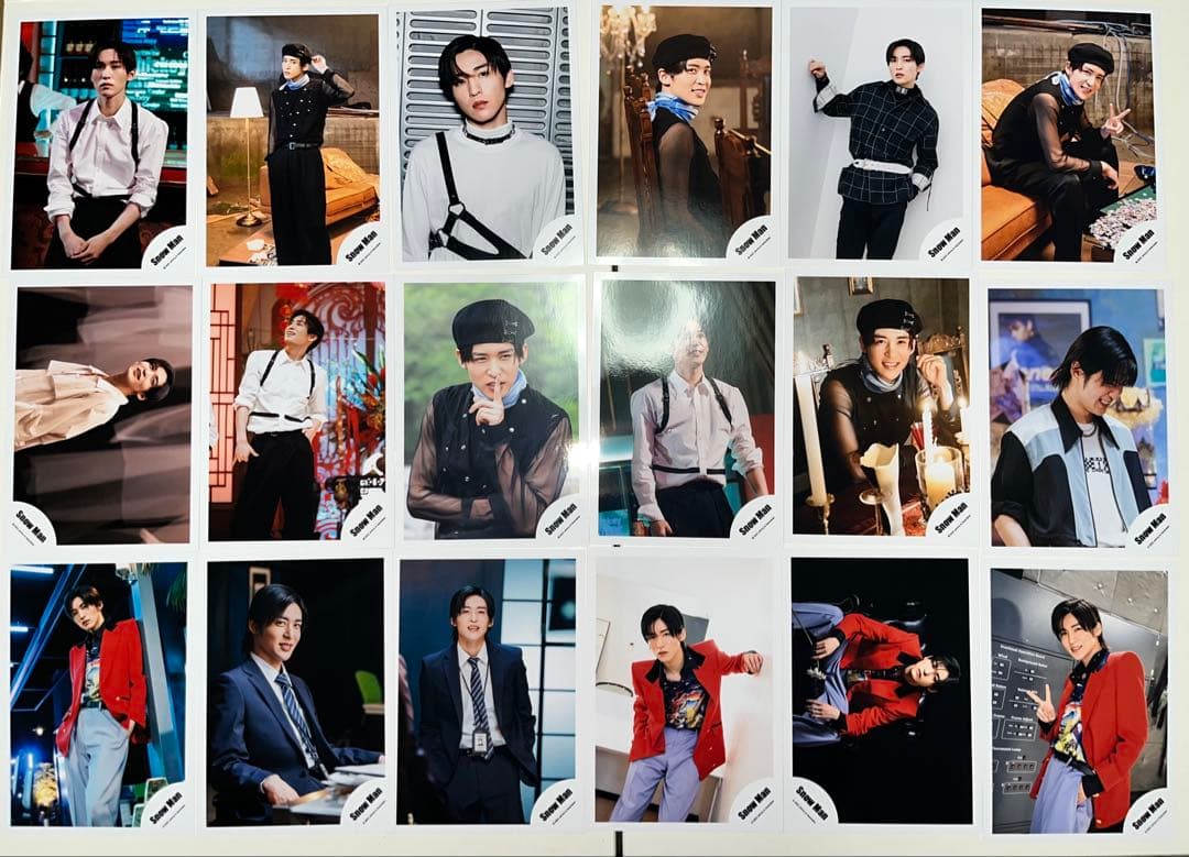 目黒蓮 公式写真 324枚まとめ売り 全てソロ Man