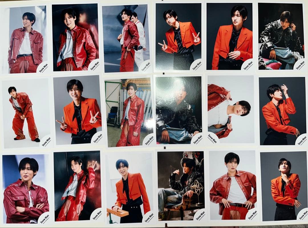 目黒蓮 公式写真 324枚まとめ売り 全てソロ Man