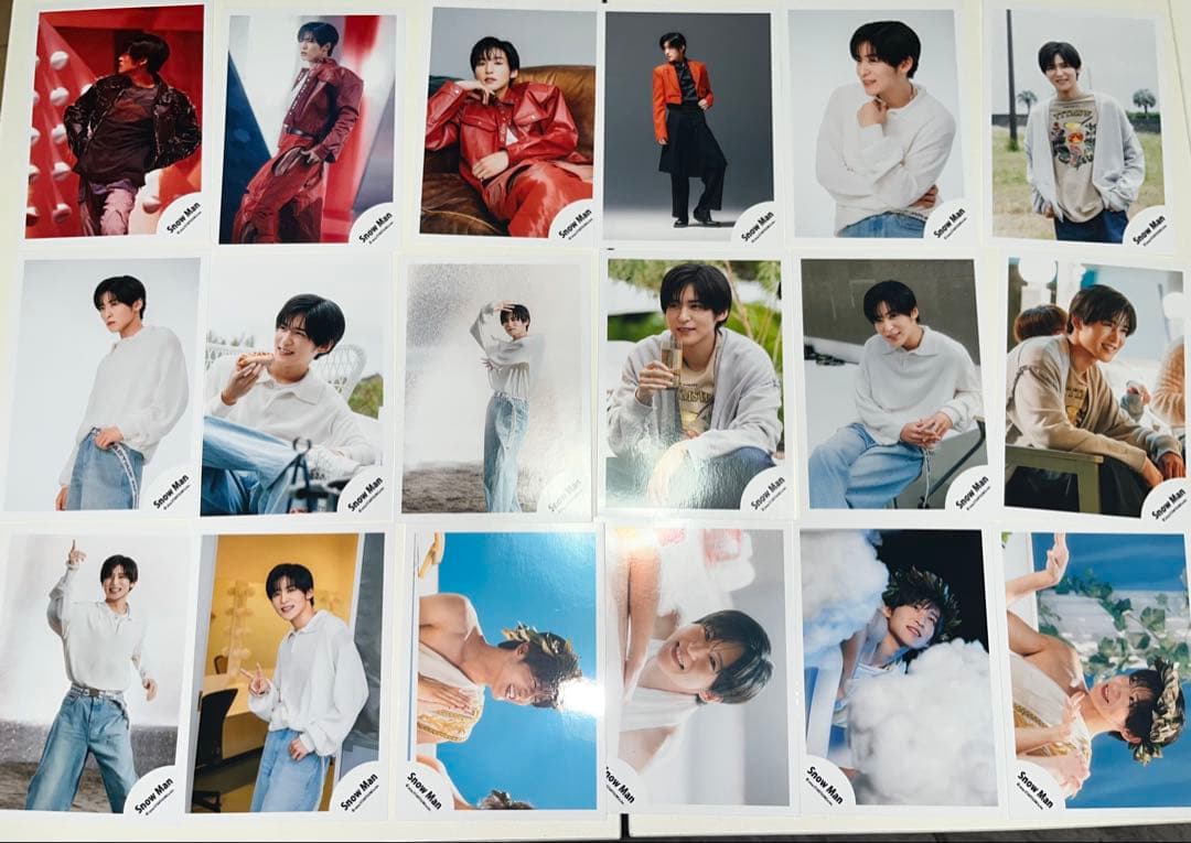 目黒蓮 公式写真 324枚まとめ売り 全てソロ Man