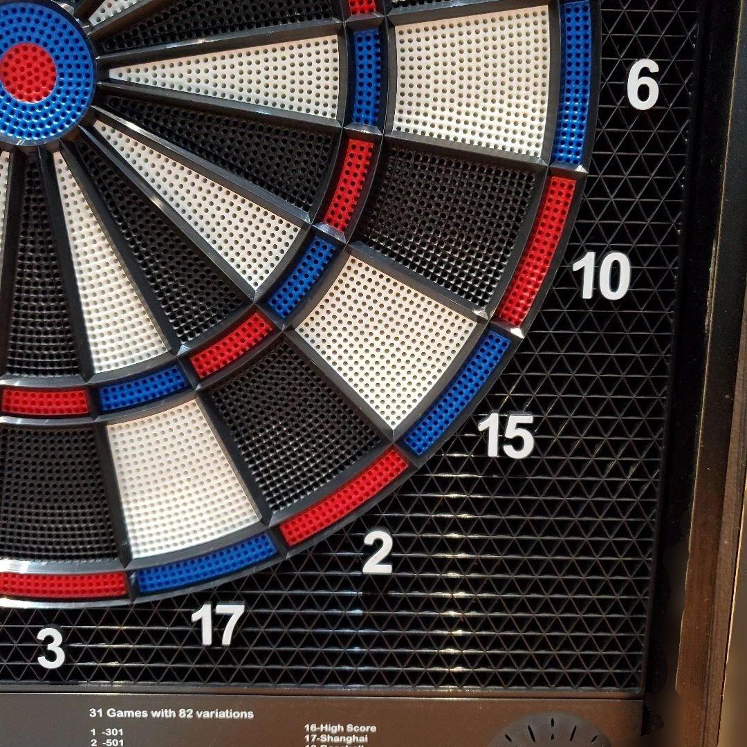 ダーツボード　電子ダーツ　ダーツ　木製　サウンド　カウントアップ　クリケット