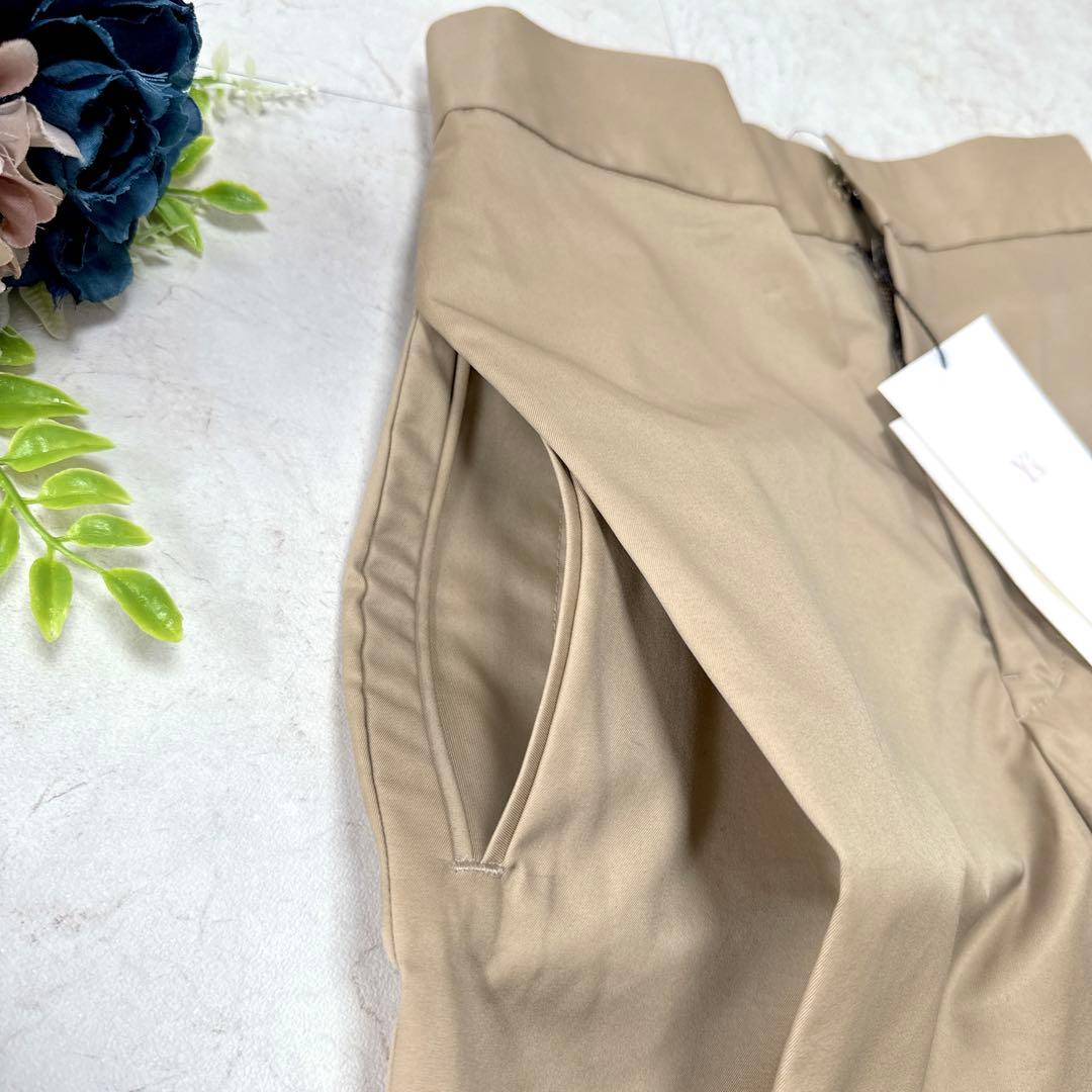 新品タグ付き⭐︎y's ヨウジヤマモト 4万　デザインパンツ　ベージュ　変形