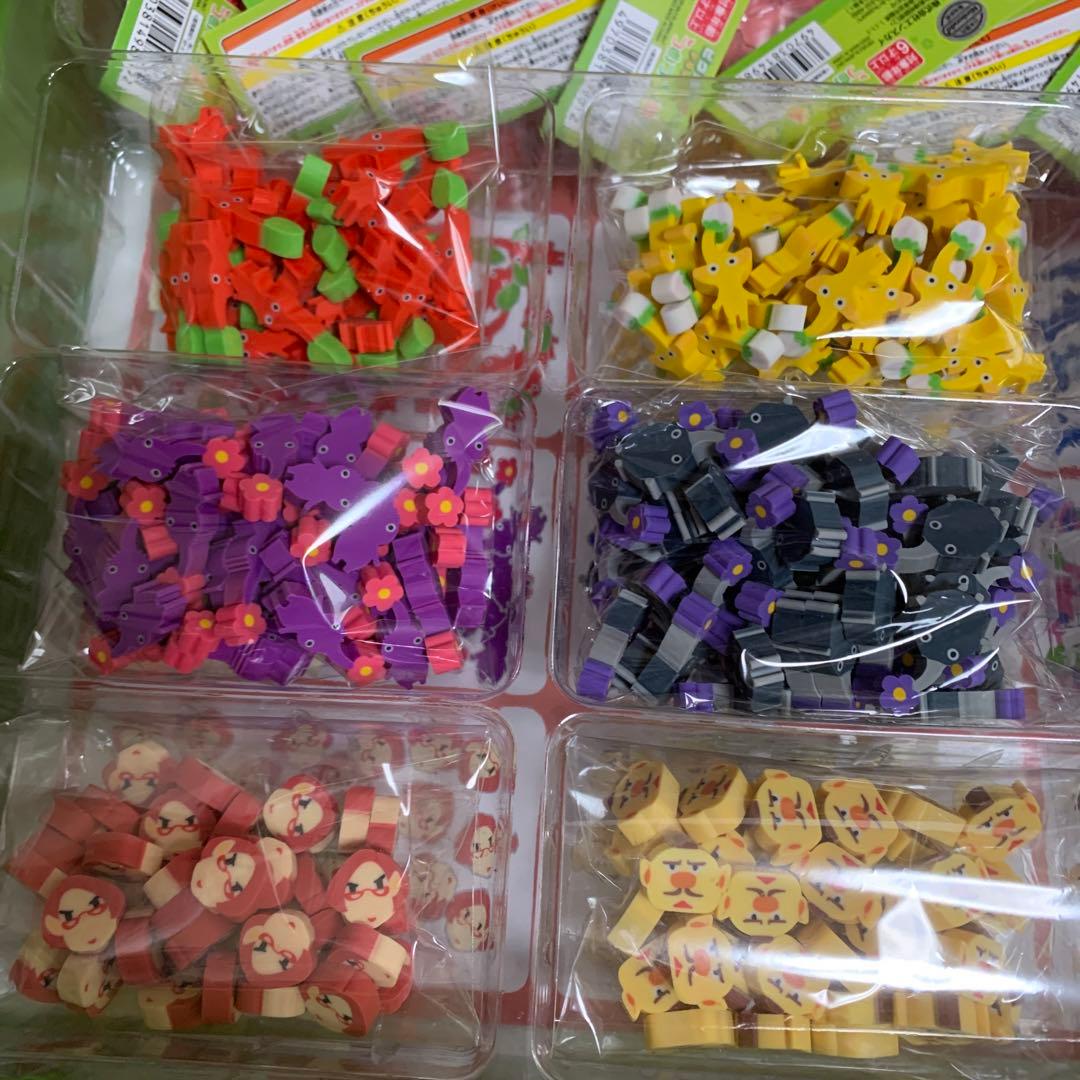 ピクミン3 デラックス　つめつめ消しゴム　まとめ売り