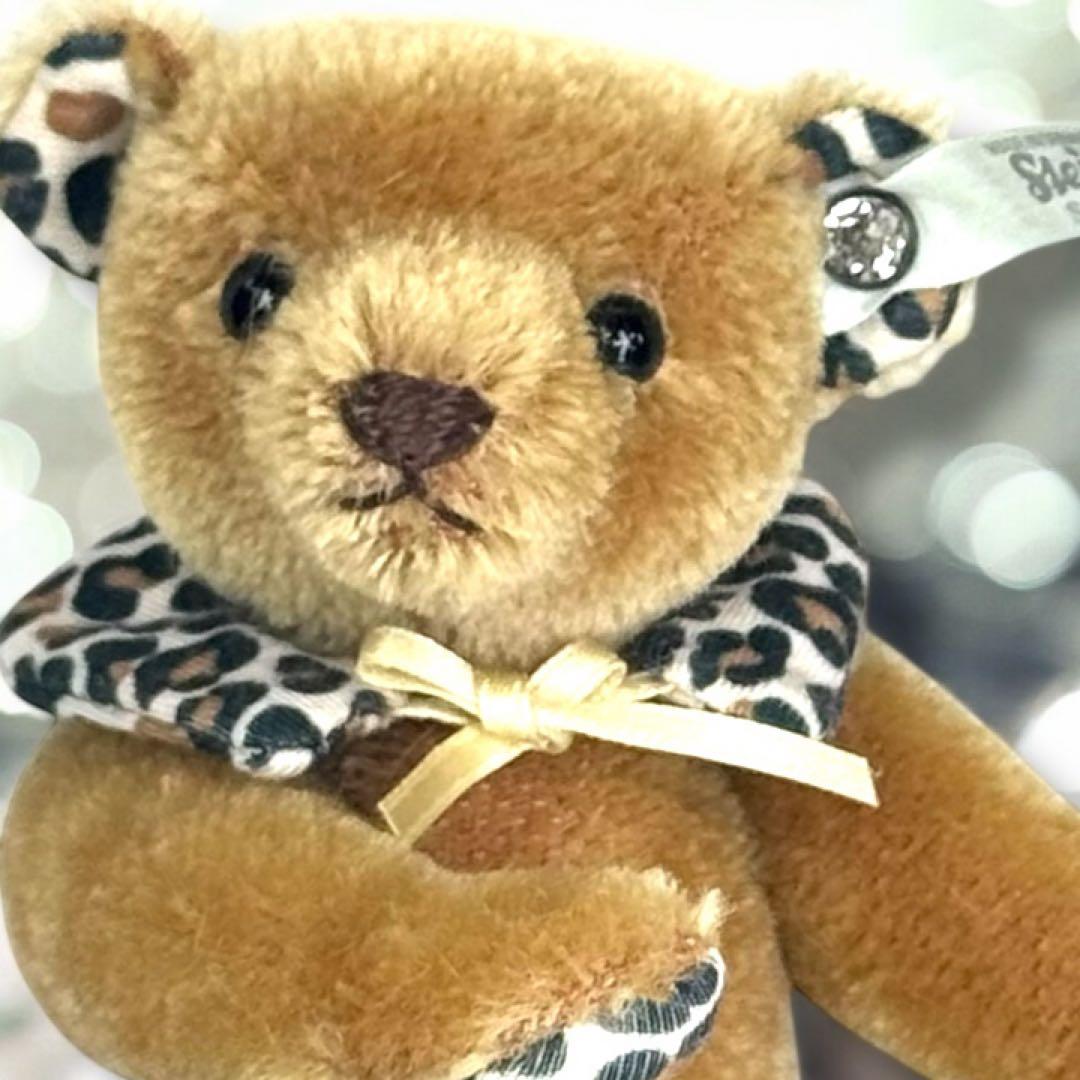シュタイフ Steiff テディベア レオ 限定 スワロフスキー 美品 レア