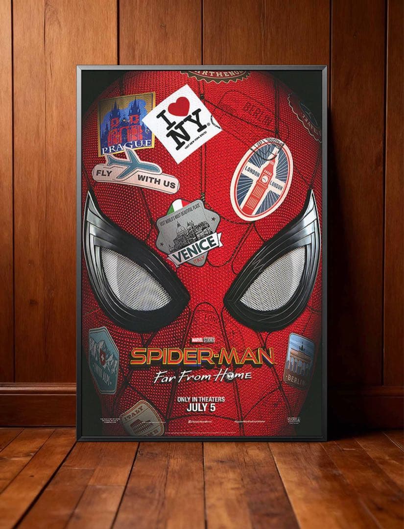 映画館用両面印刷ポスター:スパイダーマン ファーフロムホーム マーベル