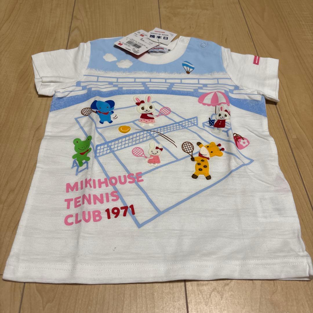 ミキハウス Tシャツとデニムパンツ 上下セット　80サイズ