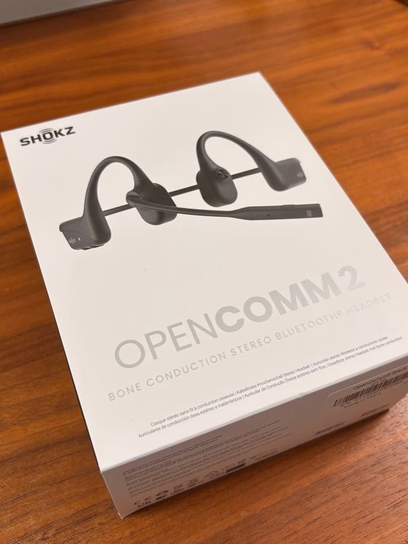 OPENCOMM2 SHOKZ 骨伝導イヤホン(ハードケース付)