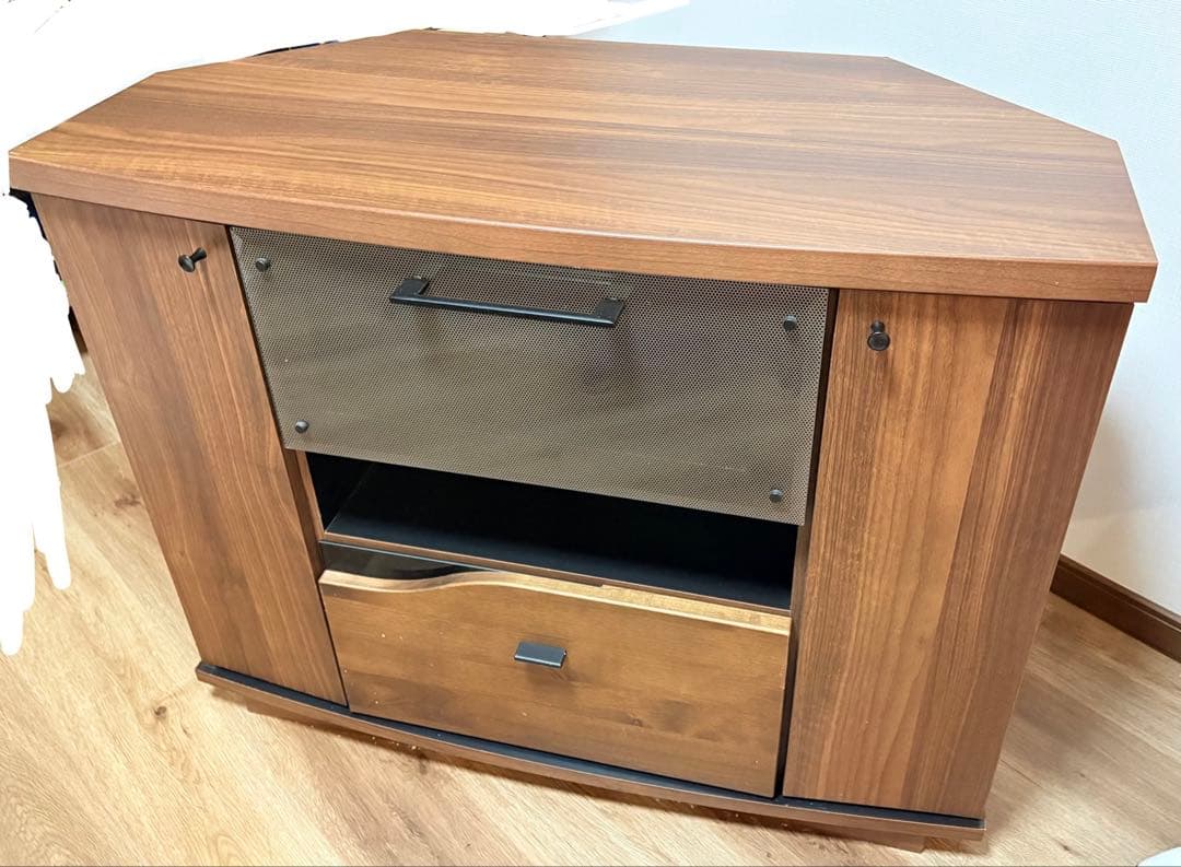 【送料込み】コーナータイプのテレビ台(幅90cm)