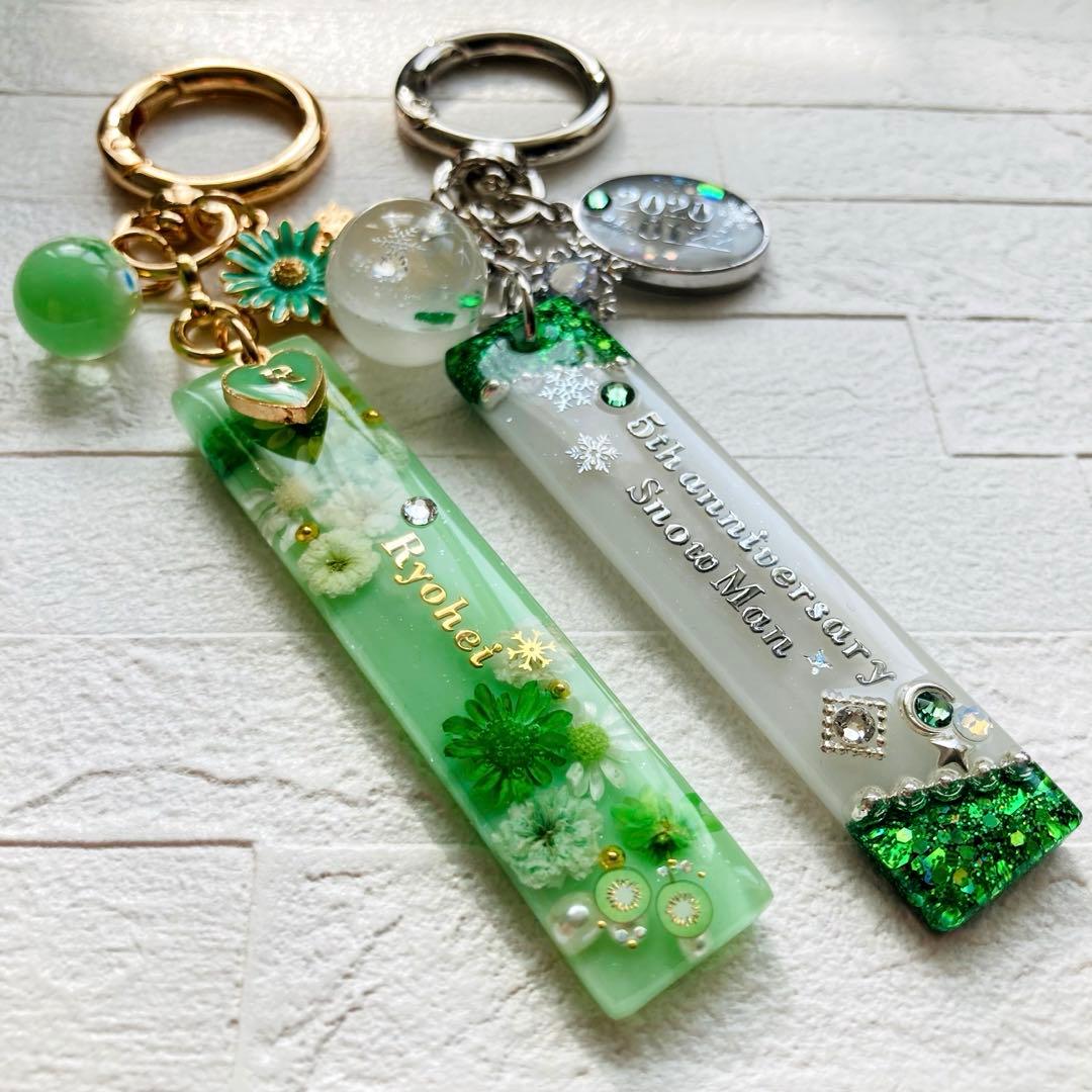 ⭐️あいき⭐️ページ名入れチャームMan阿部亮平キーホルダー