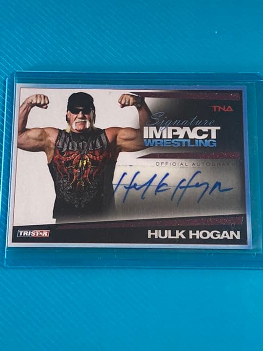 ハルク・ホーガン　直筆サインカード プロレス