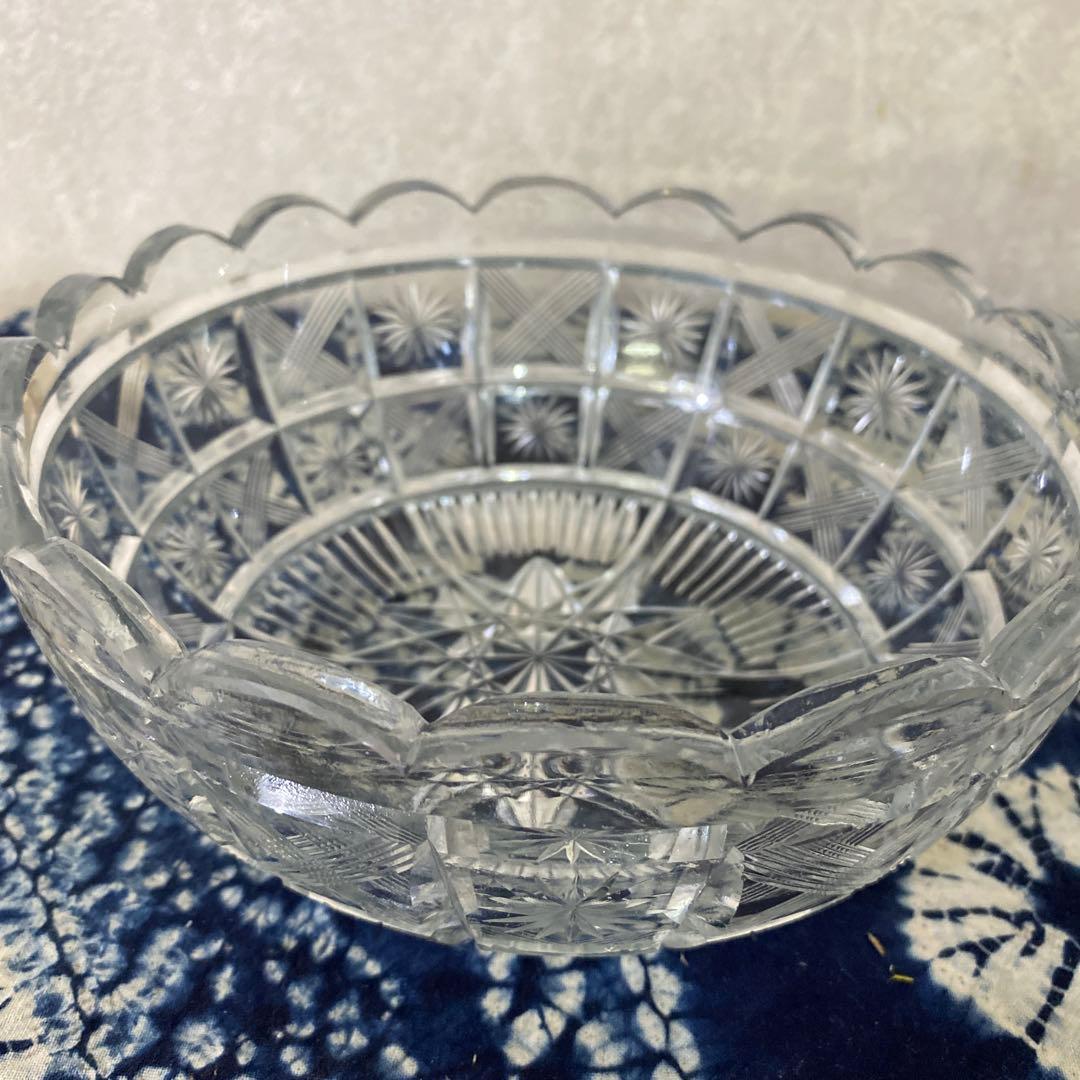 切子硝子　江戸切子　薩摩切子　鉢　ボール