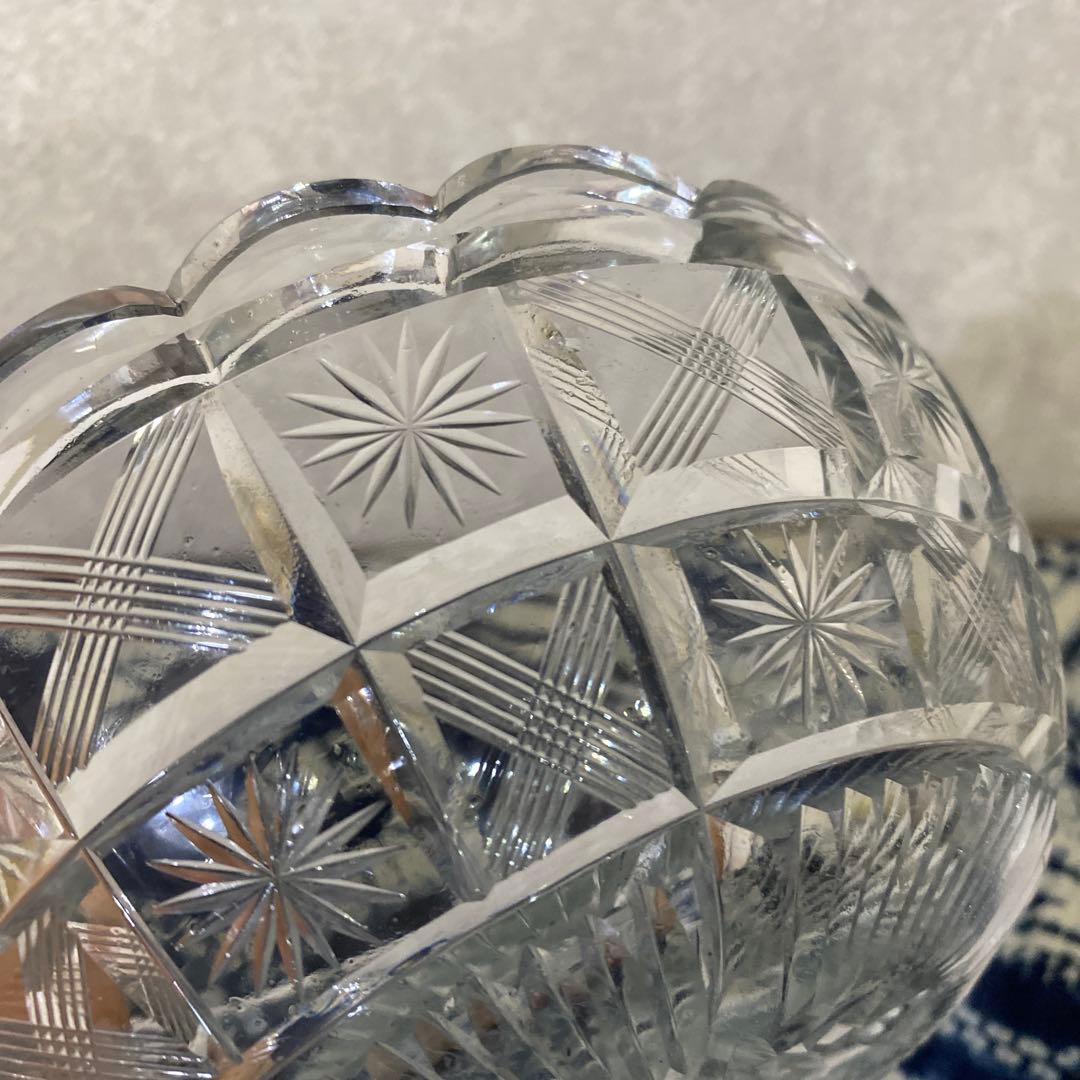 切子硝子　江戸切子　薩摩切子　鉢　ボール