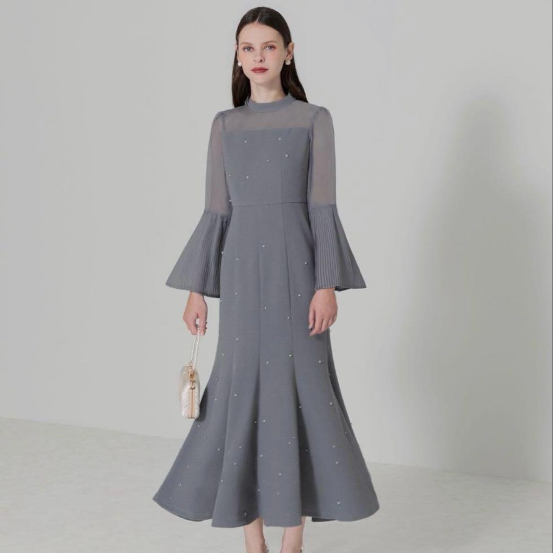 Leja パーティードレス　Mサイズ　グレー