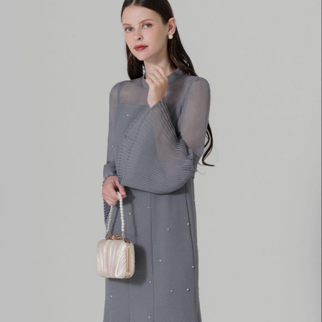 Leja パーティードレス　Mサイズ　グレー