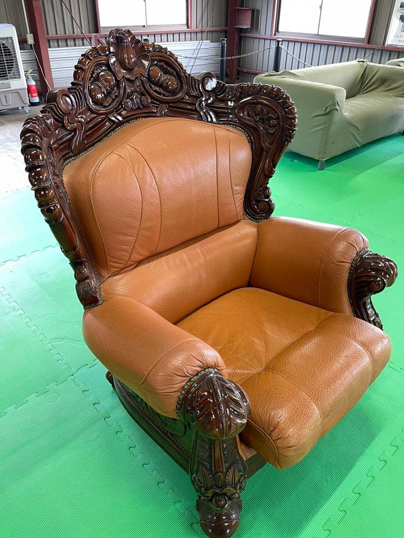 【お引き取り限定】アンティーク 大型ソファー 2組セット※バラ売り可能です！