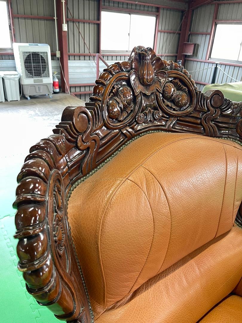 【お引き取り限定】アンティーク 大型ソファー 2組セット※バラ売り可能です！