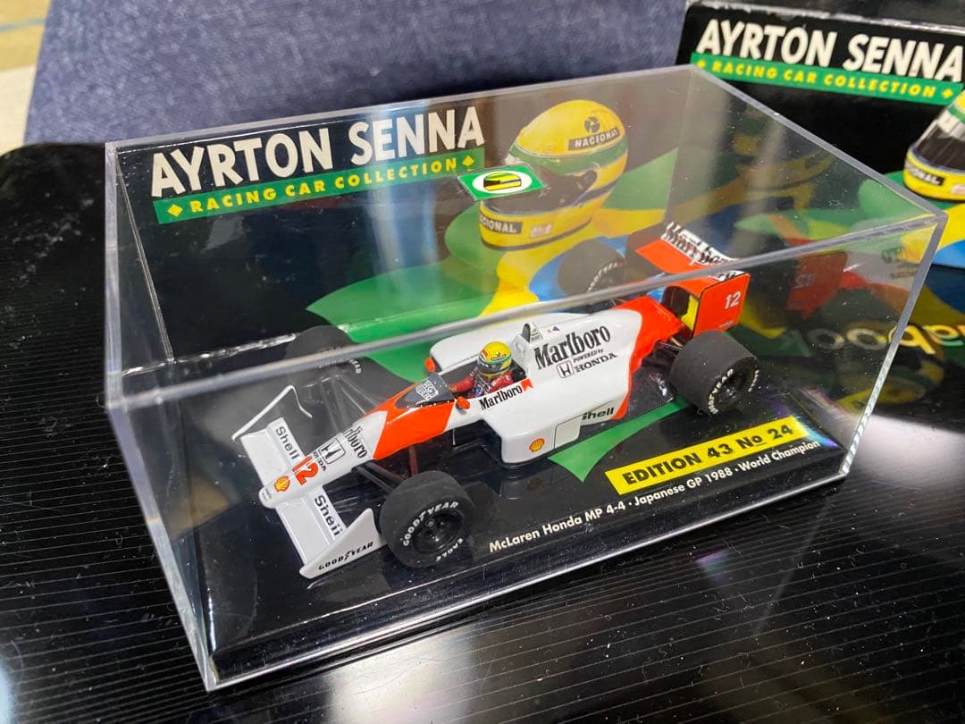 1/43 マクラーレンMP4/4ホンダ #12 A.セナ ワールドチャンピオン