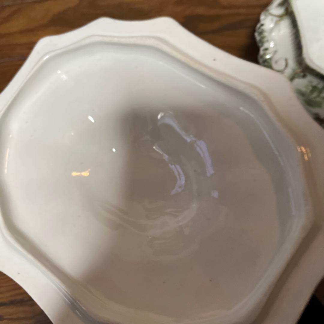 限定最終アンティークウェッジウッド高額キャセロールヴィンテージ形が凝ったデザイン