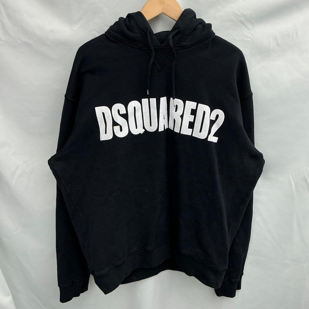 DSQUARED2 ロゴプリントパーカー