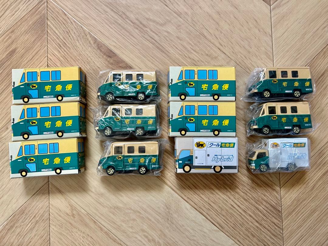ヤマト運輸 宅急便トラック ミニカー 6個セット